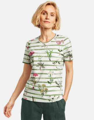 1/2 Arm Shirt mit Mustermix Mehrfarbig 36/S