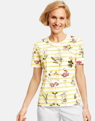 1/2 Arm Shirt mit Mustermix Mehrfarbig 40/M