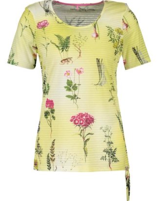 1/2 Arm Shirt mit Streifenausbrenner Mehrfarbig 38/S