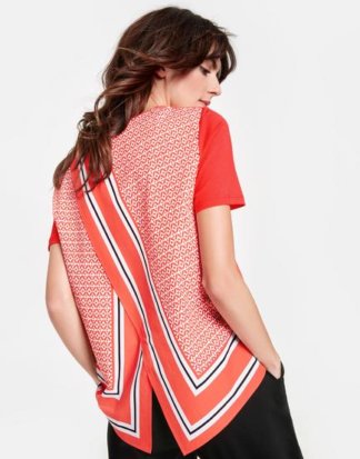 1/2 Arm Shirt mit bedrucktem Rücken 40/M