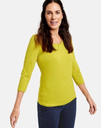 3/4 Arm Shirt Basic Grün 42/M Mindestbestellwert von 29 € erforderlich