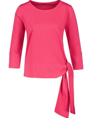 3/4 Arm Shirt mit Schleifendetail Rot 38/S