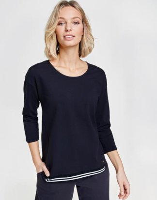 3/4 Arm Shirt mit Trikotbund 40/M