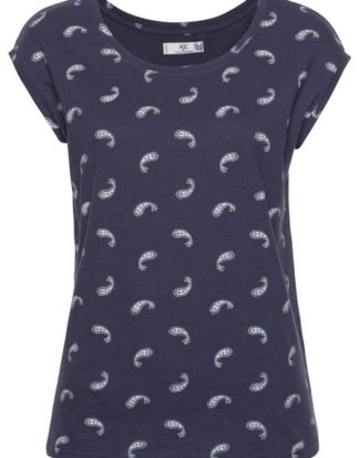 AJC T-Shirt mit Allover-Paisley-Print