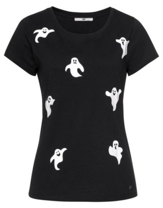 AJC T-Shirt mit Halloween-Motiv im Alloverdesign