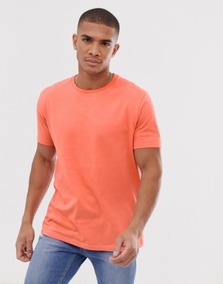 ASOS DESIGN - Lässiges T-Shirt mit Rundhalsausschnitt, in Orange