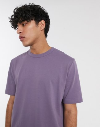 ASOS WHITE - Locker geschnittenes T-Shirt in Violett