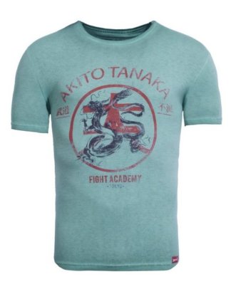 Akito Tanaka Print-Shirt "Fight Academy" mit Logo Druck