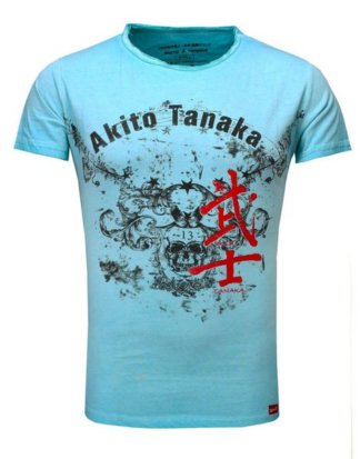 Akito Tanaka Print-Shirt "Skull Eagle" mit stylischem Front Print