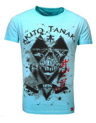 Akito Tanaka Print-Shirt "Skull Soldier" mit coolem Printmotiv vorne