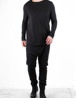 Alexej Ballach Herren T-Shirt ROUND NECK LONG SLEEVE black