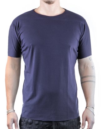 Alexej Ballach Herren T-Shirt ROUND NECK SHORT SLEEVE navy