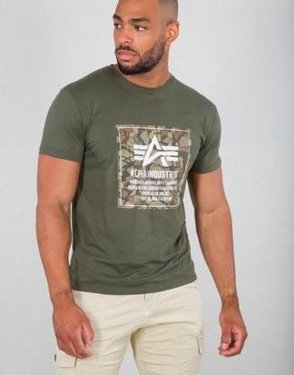 Alpha Industries T-Shirt "Camo Block T"