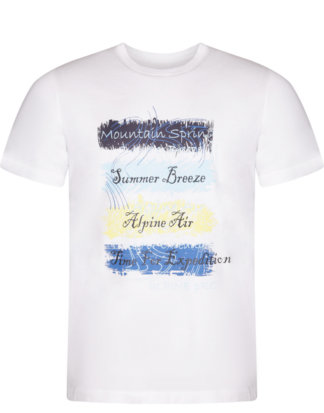 Alpine PRO T-Shirt Amit 7, Rundhals, Regular Fit weiß