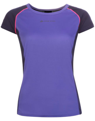 Alpine PRO T-Shirt, Rundhals, Slim-fit lila
