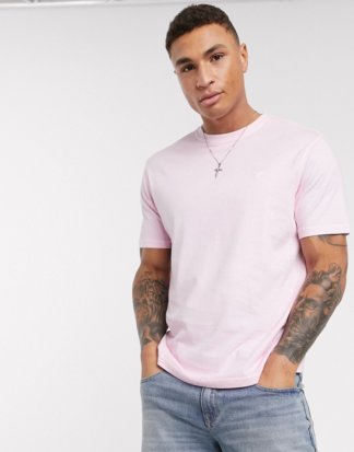 American Eagle - Rosa T-Shirt mit Rundhalsausschnitt und Adler-Logo