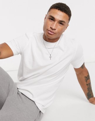 American Eagle - Weißes T-Shirt mit Rundhalsausschnitt und Adlerlogo