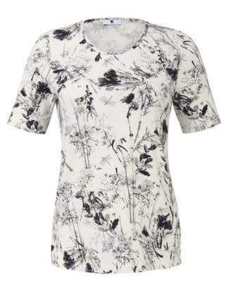 Anna Aura T-Shirt "mit Blumenmuster mit Rispen"