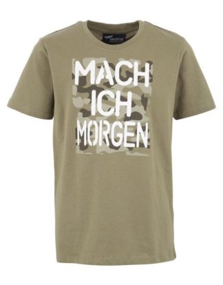 Arizona T-Shirt "Mach ich morgen" Druck