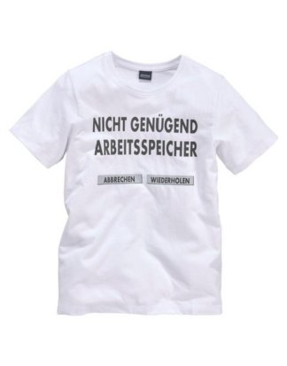 Arizona T-Shirt "Sprücheshirt" mit Druck