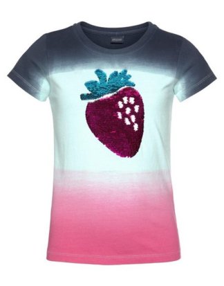 Arizona T-Shirt mit Wendepailletten & Farbverlauf