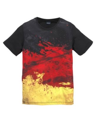 Arizona T-Shirt "schwarz/rot/gold/ Deutschland" mit Druck