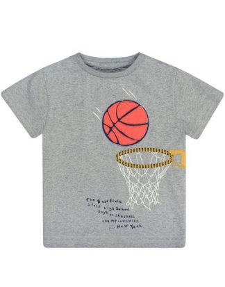 BASEFIELD T-Shirt "Basketball" mit großem Druck