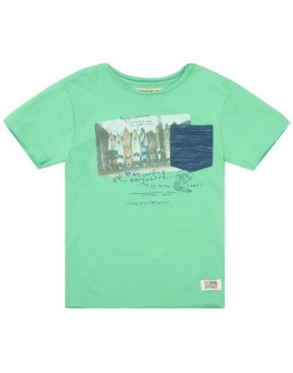 BASEFIELD T-Shirt mit offenen Kanten