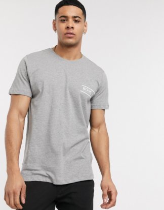 BOSS - Bodywear - Graues T-Shirt mit Logo