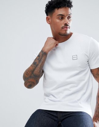 BOSS - Tales - Weißes T-Shirt mit Box-Logo