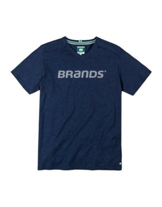 BRANDS Workwear T-Shirt "Reflexdruck BRANDS Herren GOTS" mit Logo-Print