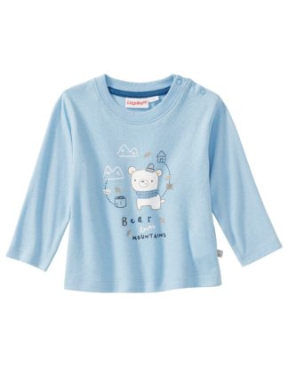 Baby-Jungen-Shirt mit Bären-Frontaufdruck