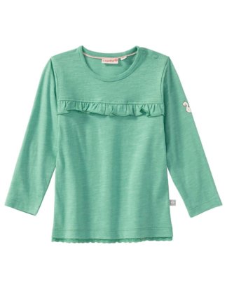 Baby-Mädchen-Shirt mit schicker Rüsche