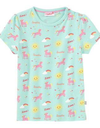Baby-Mädchen-T-Shirt mit Regenbogen-Muster
