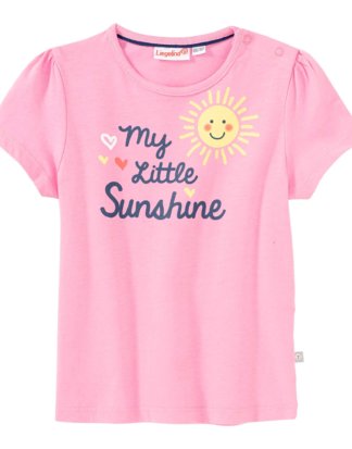 Baby-Mädchen-T-Shirt mit Sonnen-Frontaufdruck