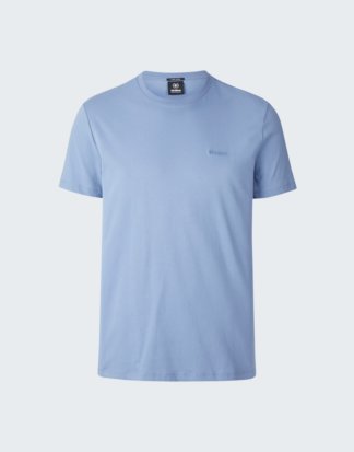 Baumwoll-T-Shirt Clark, pastellblau