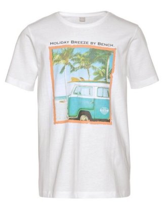 Bench. T-Shirt Druck mit coolem Strandmotiv