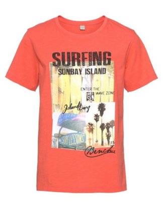 Bench. T-Shirt "SURFING" mit tollem Druck
