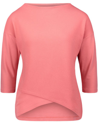 Betty Barclay Shirt, 3/4-Arm, U-Boot, gerader Schnitt rosa