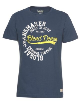Blend T-Shirt mit Markenprint