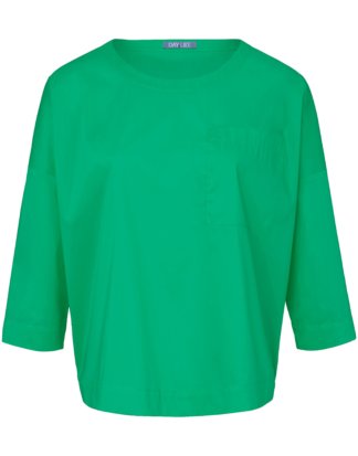 Blusen-Shirt 3/4-Arm DAY.LIKE grün Größe: 36