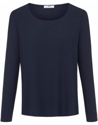 Blusen-Shirt Peter Hahn blau Größe: 36