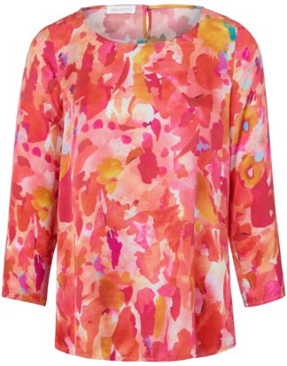 Blusen-Shirt zum Schlupfen 3/4-Arm St. Emile mehrfarbig Größe: 36