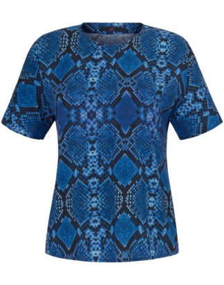 Blusen-Shirt überschnittener Schulter Emilia Lay mehrfarbig Größe: 44