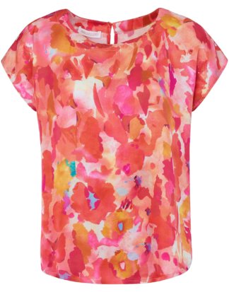 Blusen-Shirt überschnittener Schulter St. Emile mehrfarbig Größe: 38