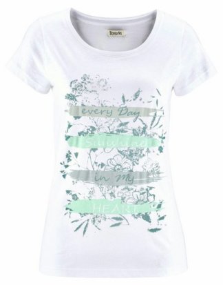 Boysen's T-Shirt aus reiner Baumwolle