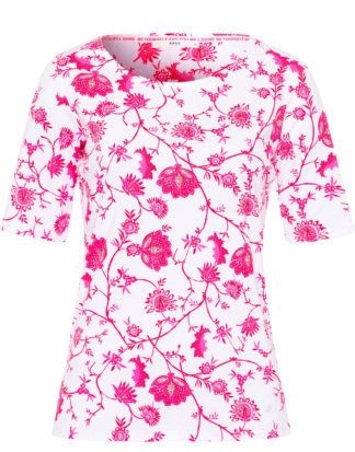 Brax Shirt Collette, Halbarm, Rundhals rosa