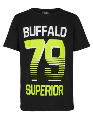Buffalo T-Shirt mit Druck vorn