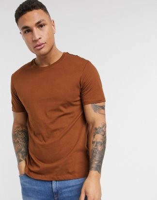 Burton Menswear - T-Shirt in Bronze-Braun