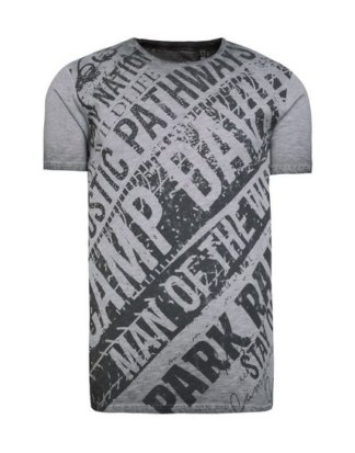 CAMP DAVID T-Shirt mit All Over-Print